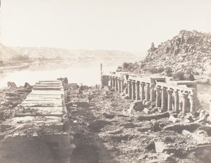 ファイル フィラエ島、ポイント I から撮影した一般的なビュー、プラットホームで...、1851 年から 52 年、1853 年から 54 年に印刷。