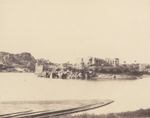 フィレ フィラエ島、B 地点で南東から撮影した全体図、1851 年から 52 年、1853 年から 54 年に印刷。