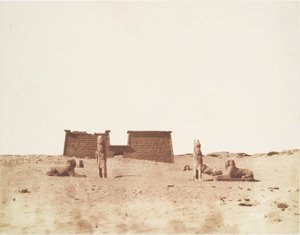 Sébôah, General View of the Temple, 1851 年発行。 作： Félix Teynard