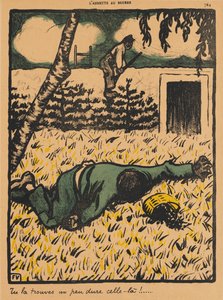 罪と罰 VII、764: それはかなり難しいものであることがわかります。 作： Félix Vallotton