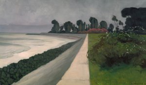 オンフルールの海 作： フェリックス・ヴァロットン