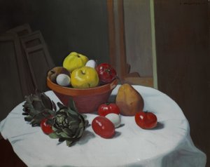 静物（トマト） 作： フェリックス・ヴァロットン