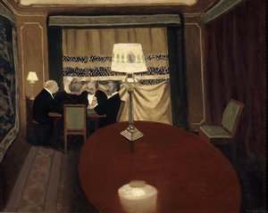 ポーカーゲーム 作： Felix Edouard Vallotton