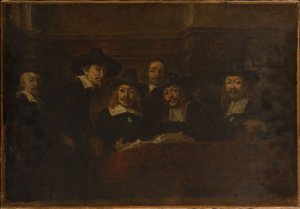 レンブラントの模写、1853年頃（油彩・キャンバス） 作： Félix Ziem