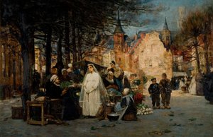 初聖体、1894 年。 作： Flora Macdonald Reid