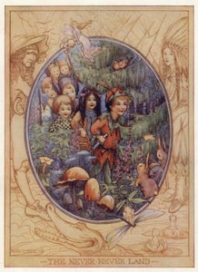 ネバー・ネバー・ランド（カラーリトグラフ） 作： Flora White