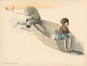 ゴリウォッグスポーラーアドベンチャーのイラスト 作： Florence K. Upton