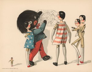 ゴリウォッグスポーラーアドベンチャーのイラスト 作： Florence K. Upton