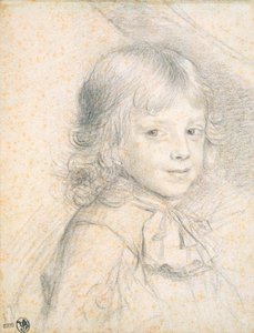 子供の頃のサヴォイアのフィリップの肖像、1660年代から1670年代。 作： Florent de La Mare Richart
