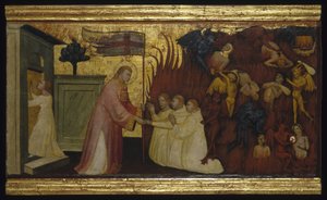 セントローレンスは浄化から魂を解放します 作： Florentine Lorenzo di Niccolò Italian