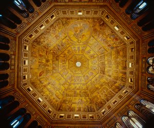 聖ヨハネの洗礼堂のドーム型天井、フィレンツェ（モザイク） 作： Florentine School