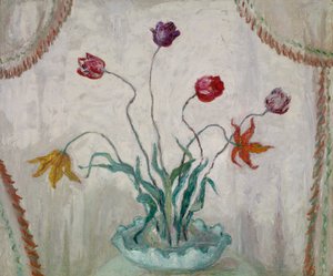 チューリップのボウル 作： Florine Stettheimer