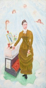 看護師の肖像、マーガレット・バージェス、1929 作： Florine Stettheimer