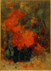 ベゴニアとキンレンカ 作： Floris Verster