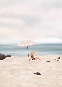 穏やかなビーチの風景