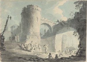 港のシーン 作： Follower of Claude Joseph Vernet