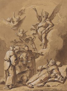聖徒の死 作： Follower of Francesco Fontebasso