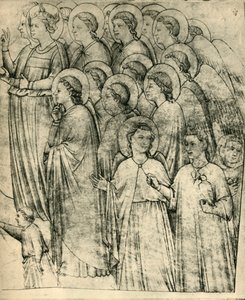 「貧困の寓意」の一部、14 世紀初頭から中期、1943 年。 作： Follower of Giotto
