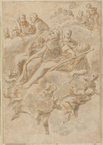 聖者の恍惚 作： Follower of Giovanni Lanfranco