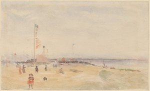 プルヴィル・シュル・メール 作： Follower of James McNeill Whistler