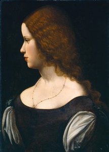 若い女性の肖像 作： Follower of Leonardo da Vinci