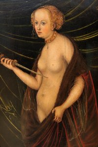 ドイツ語：Selbstmord der Lucretia ルクレティアの自殺