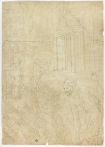 ダイアナ神殿で生贄を捧げる王 作： Fontainebleau School