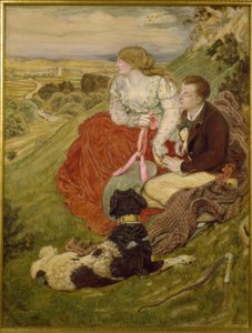 バイロンの夢 作： Ford Madox Brown