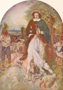 ファームのクロムウェル、1874年、1918年 作： Ford Madox Brown
