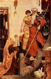 「未亡人の息子を取り戻すエリヤ」、1943年。 作： Ford Madox Brown