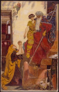 エリヤとやもめの息子 作： Ford Madox Brown