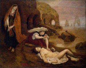 Haidee による Don Juan の発見、1870 年頃。 作： Ford Madox Brown