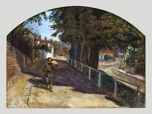 ハムステッド、ヒース・ストリート 作： Ford Madox Brown