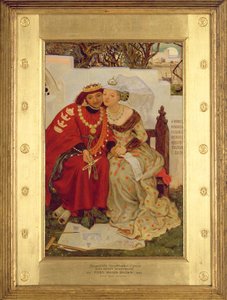 ルネ王のハネムーン 作： Ford Madox Brown