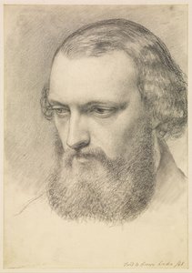肖像画：ダニエル・ケーシーのヘッド・スタディ（4分の3像）