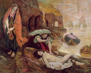 1878年のハイディーによるドンファンの発見 作： Ford Madox Brown
