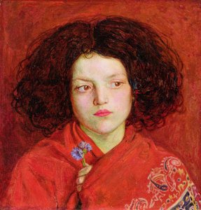 アイルランドの女の子 作： Ford Madox Brown