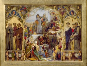 英詩の種と実、1845-1853 作： Ford Madox Brown