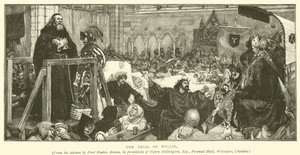 ワイクリフの裁判 作： Ford Madox Brown