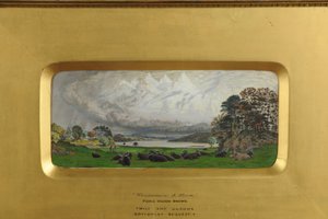ウィンダミア-嵐、1848（紙にトイレ） 作： Ford Madox Brown