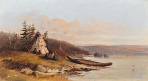 1865年8月15日、マオンズベイを東に見て 作： Forshaw Day