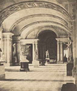 Caryatides のサロン、ルーヴル美術館、c。 1851年。 作： Fortuné Joseph Petiot Groffier