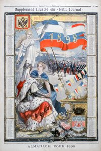 1898年のカレンダー。