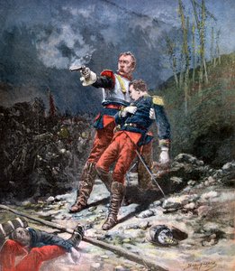 敵に直面、1884、1890 作： Fortuné Méaulle