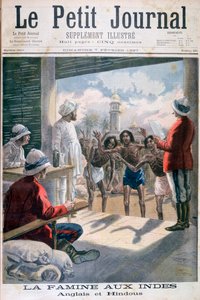 インドの飢饉、1897年 作： Fortuné Méaulle