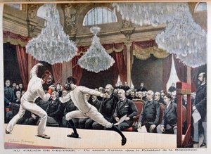 共和国大統領の前の囲い、パレドレリゼ、1895年