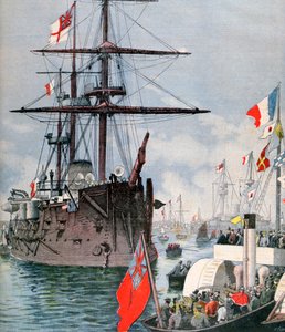 1891年ポーツマス港のフレンチフロティラ