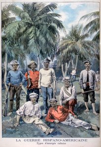 1898年の米米戦争中の反乱キューバ人 作： Fortuné Méaulle