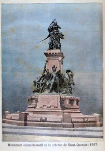 聖クエンティンの防衛の記念碑、1557、1896 作： Fortuné Méaulle