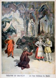 Les Sept Chateaux du Diable、Theater du Chatelet、パリ、1896年のパフォーマンス